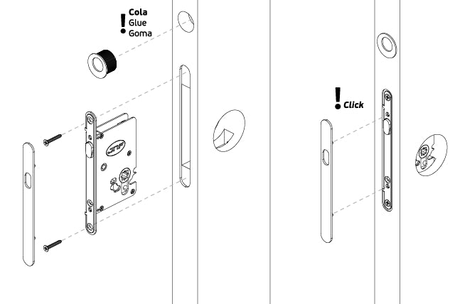 JNF Circular 939 Sliding WC Turn and Release Kit - With Indicator