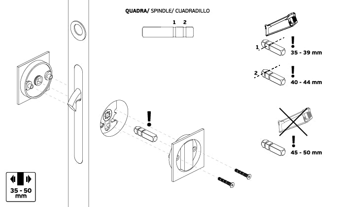 JNF Circular 939 Sliding WC Turn and Release Kit - With Indicator