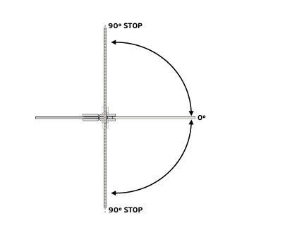 JNF 60kgs Hydraulic Glass to Glass Shower Hinge