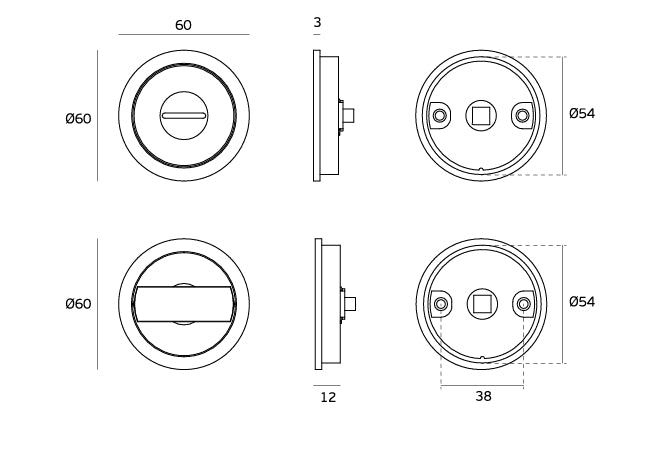 JNF Circular 937 Sliding WC Turn and Release Kit