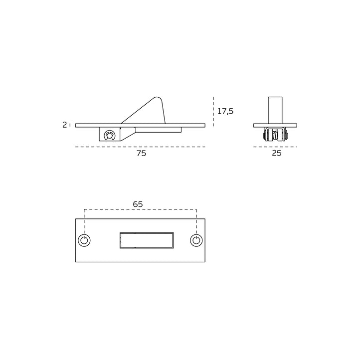 JNF Sprung Loaded Door Holder