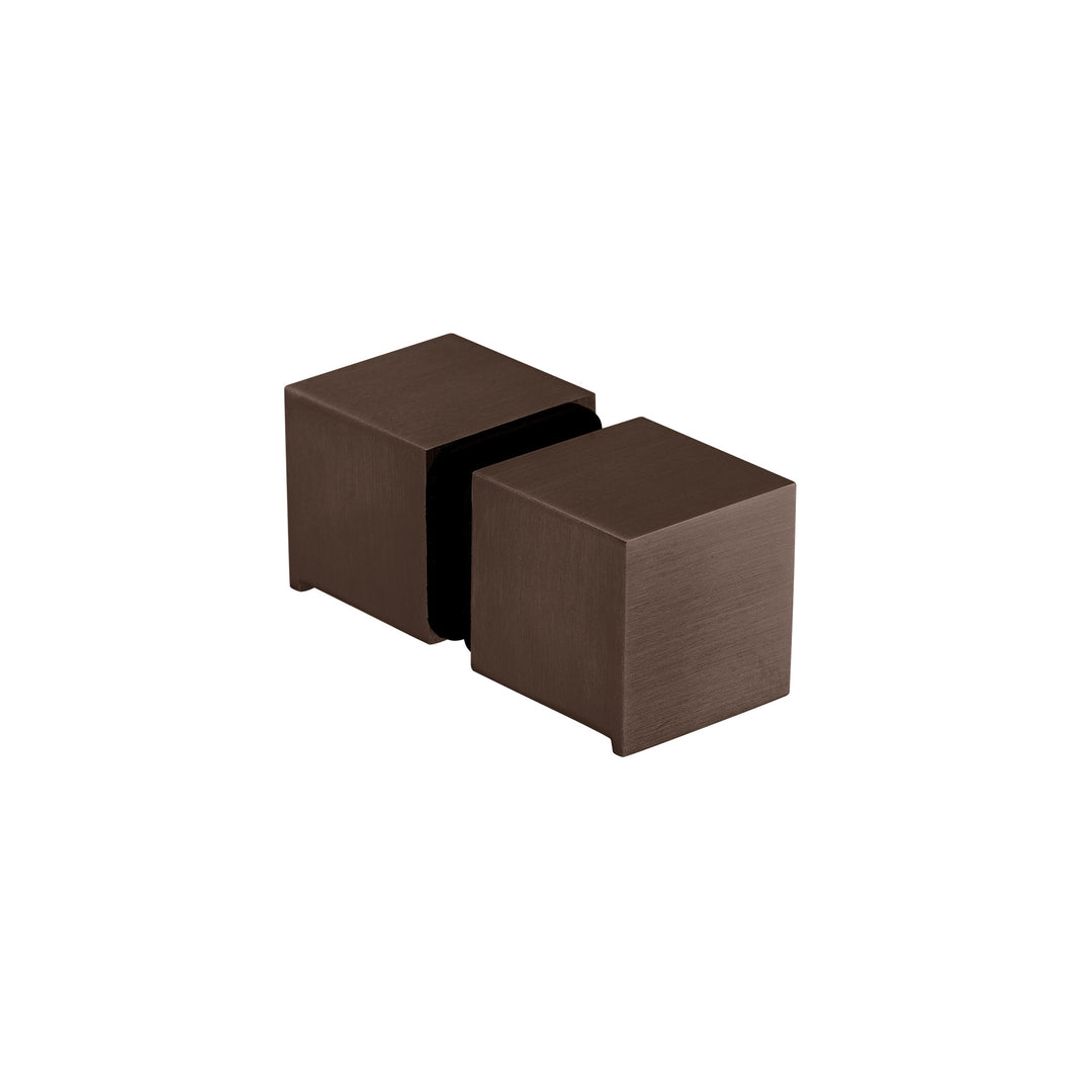 JNF PORTUGAL 040 GLASS DOOR KNOBS PVD CHOCOLATE - ITFITZ