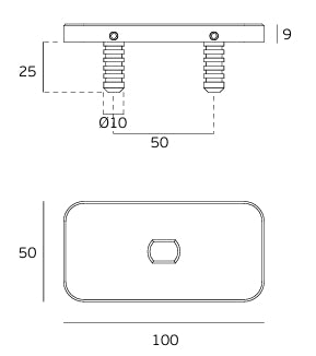 JNF IN.05.215.HO Double action 350kgs CAM hydraulic timber door pivot set - Hold Open
