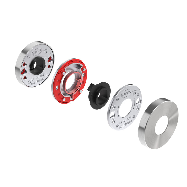 JNF Stainless Steel Replacement Round Lever Handle Rose - Itfitz