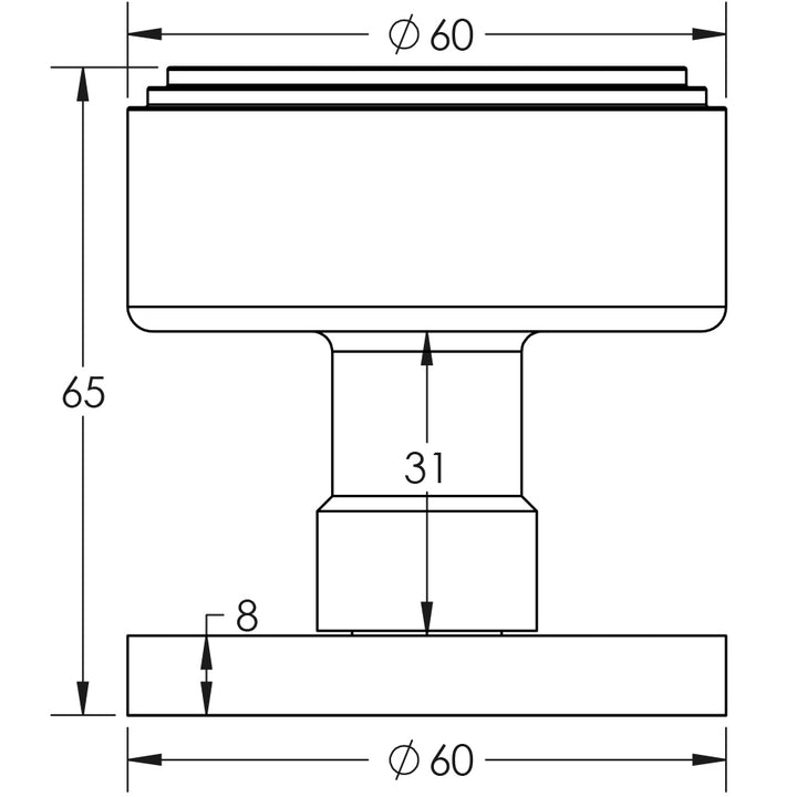 Frelan Jedo JV804 Step Mortice Door Knobs - itfitz
