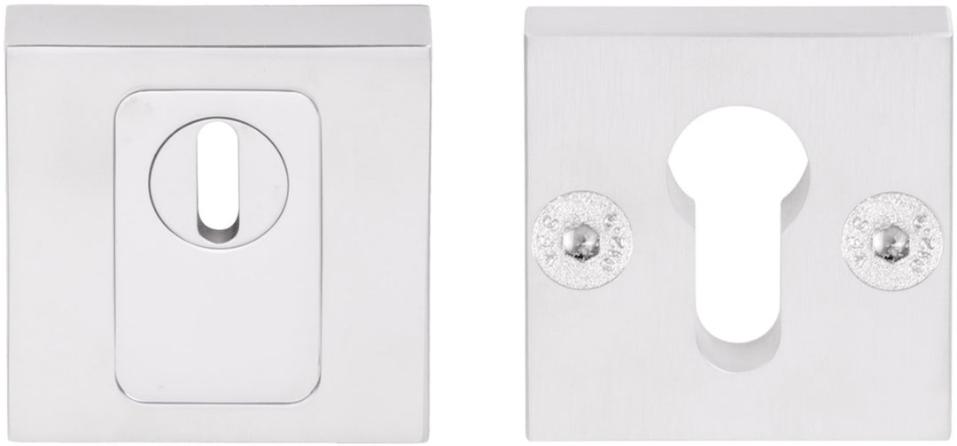 LSQVEIL-KT solid stainless steel security escutcheon with cylinder protection cover