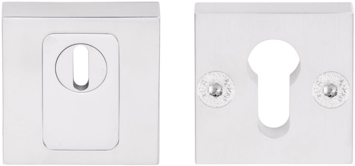 LSQVEIL-KT solid stainless steel security escutcheon with cylinder protection cover