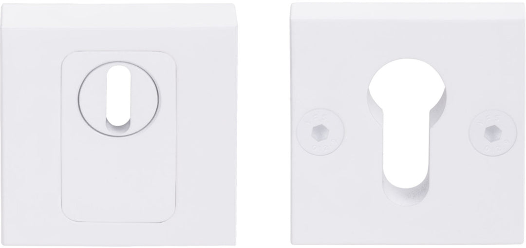 LSQVEIL-KT solid stainless steel security escutcheon with cylinder protection cover