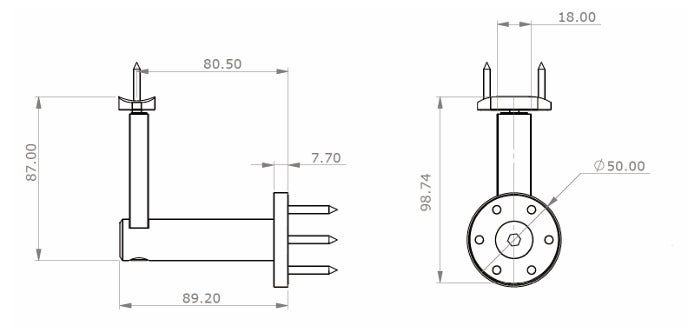 MARDECO S-Line Handrail Bracket