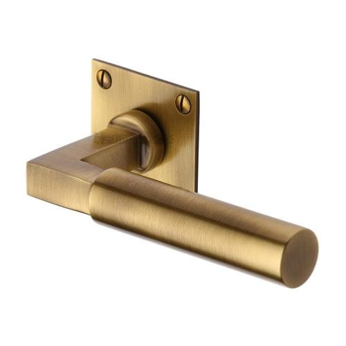 M.Marcus Heritage Brass Bauhaus Low Profile Lever Handle Set - itfitz