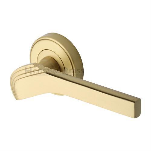 M.Marcus Heritage Brass Tiffany Lever Handle Set - itfitz