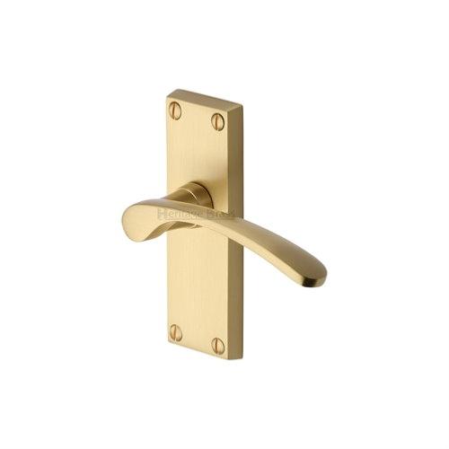 M.Marcus Heritage Brass Sophia Lever Handle on Short Plate - itfitz