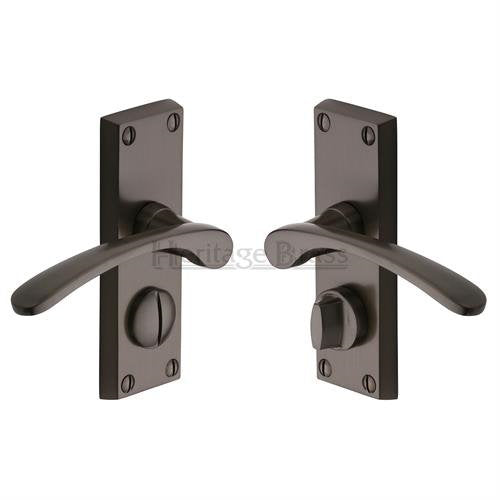 M.Marcus Heritage Brass Sophia Lever Handle on Short Plate - itfitz