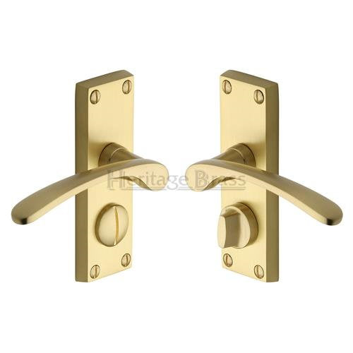 M.Marcus Heritage Brass Sophia Lever Handle on Short Plate - itfitz
