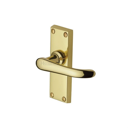 M.Marcus Heritage Brass Windsor Lever Handle on Short Plate - itfitz