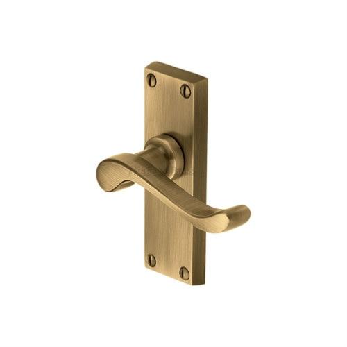 M.Marcus Heritage Brass Bedford Lever Handle on Short Plate - itfitz