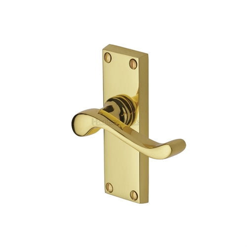 M.Marcus Heritage Brass Bedford Lever Handle on Short Plate - itfitz