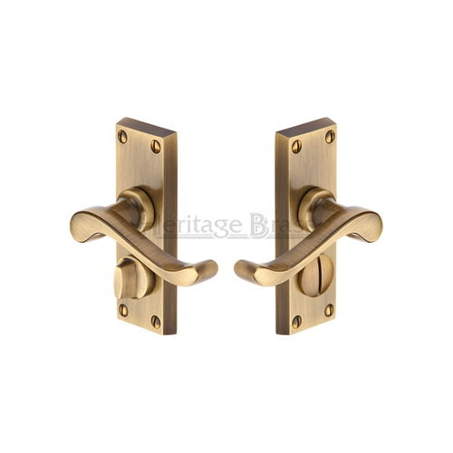 M.Marcus Heritage Brass Bedford Lever Handle on Short Plate - itfitz