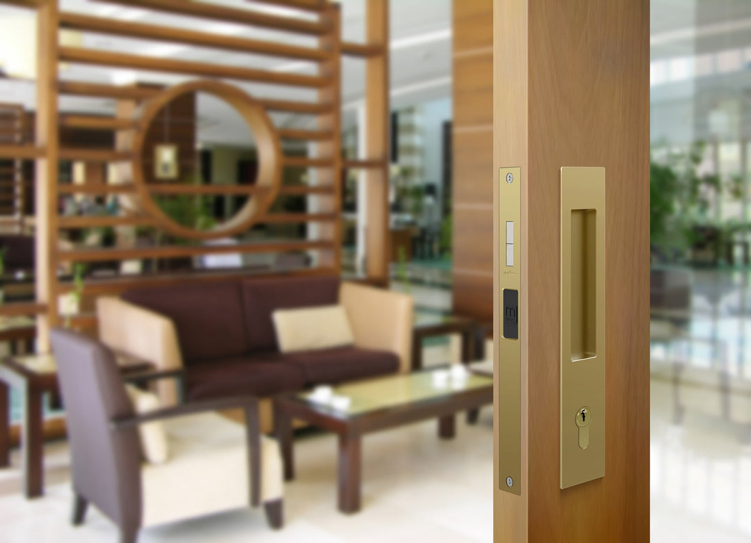 MARDECO 8104 Flush Pull Lockset - External Euro Cylinder