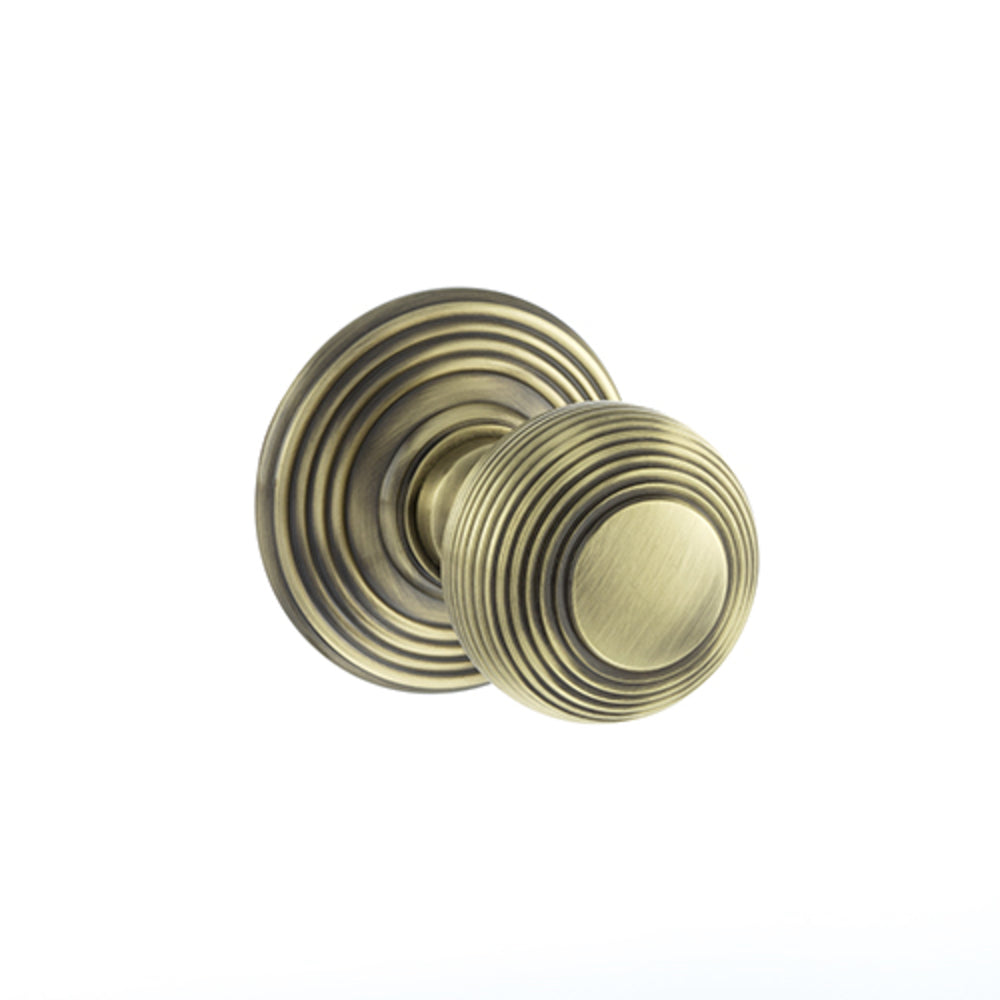Atlantic Old English Ripon Round Reeded Mortice Knob - Itfitz