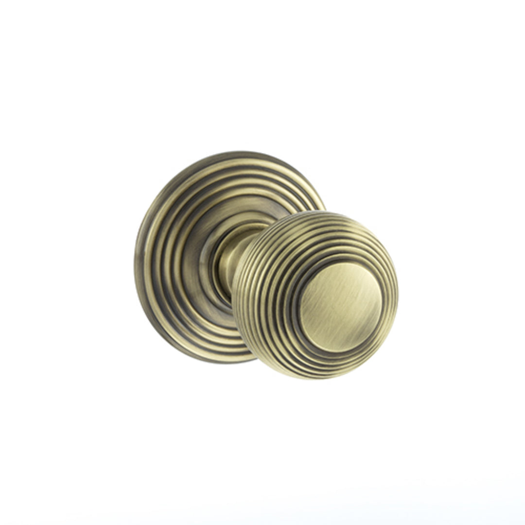Atlantic Old English Ripon Round Reeded Mortice Knob - Itfitz