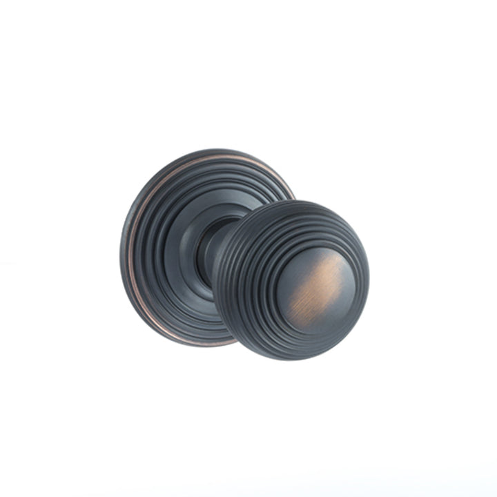Atlantic Old English Ripon Round Reeded Mortice Knob - Itfitz