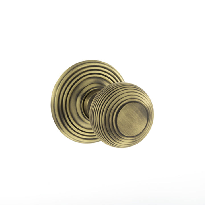 Atlantic Old English Ripon Round Reeded Mortice Knob - Itfitz