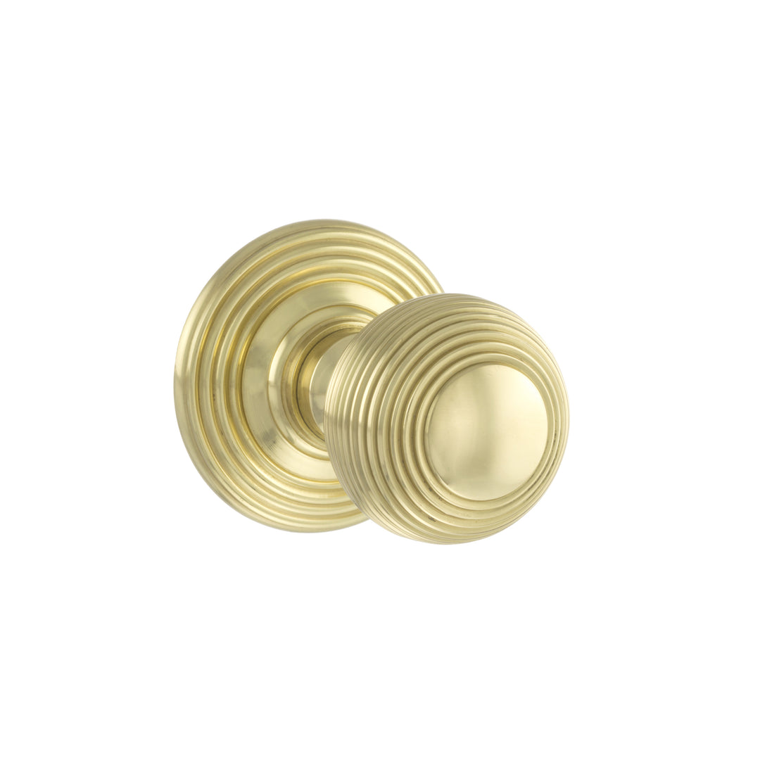 Atlantic Old English Ripon Round Reeded Mortice Knob - Itfitz