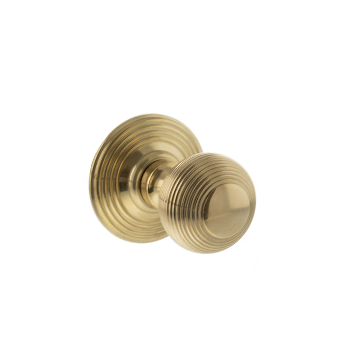 Atlantic Old English Ripon Round Reeded Mortice Knob - Itfitz