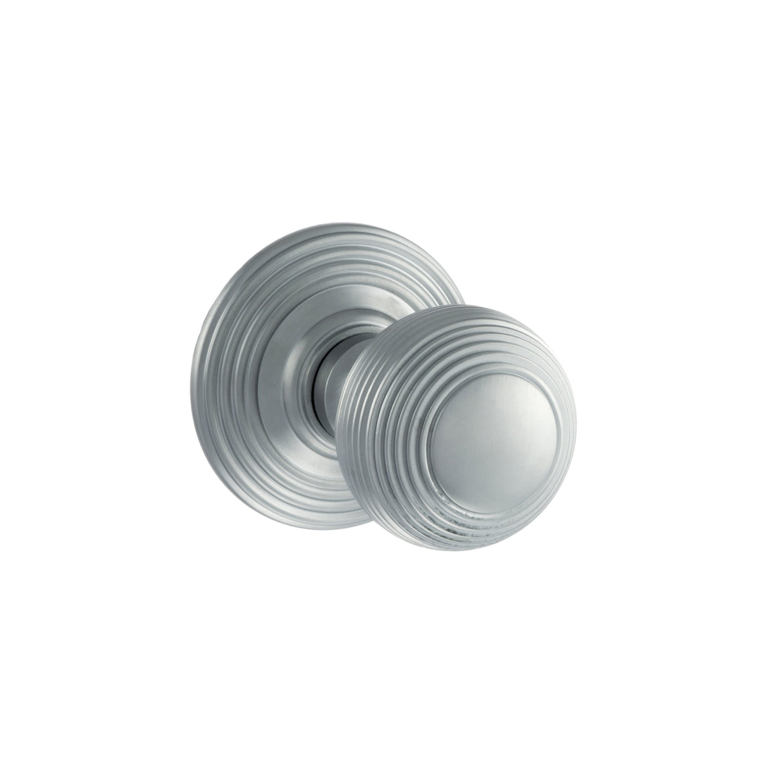Atlantic Old English Ripon Round Reeded Mortice Knob - Itfitz