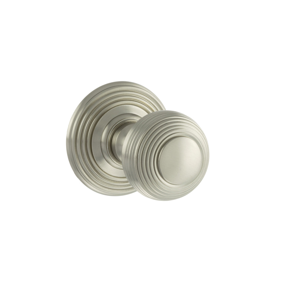 Atlantic Old English Ripon Round Reeded Mortice Knob - Itfitz