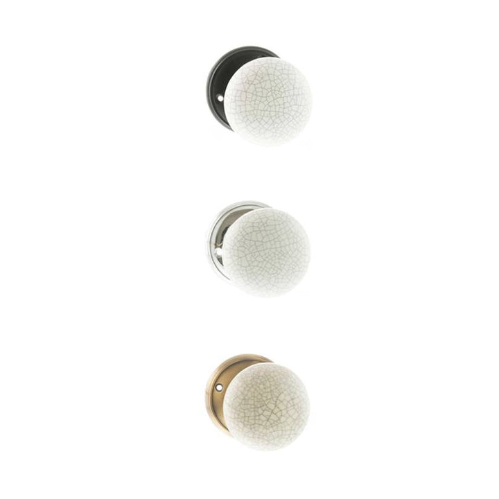 Atlantic Old English Skipton Crackle Porcelain Door Knob