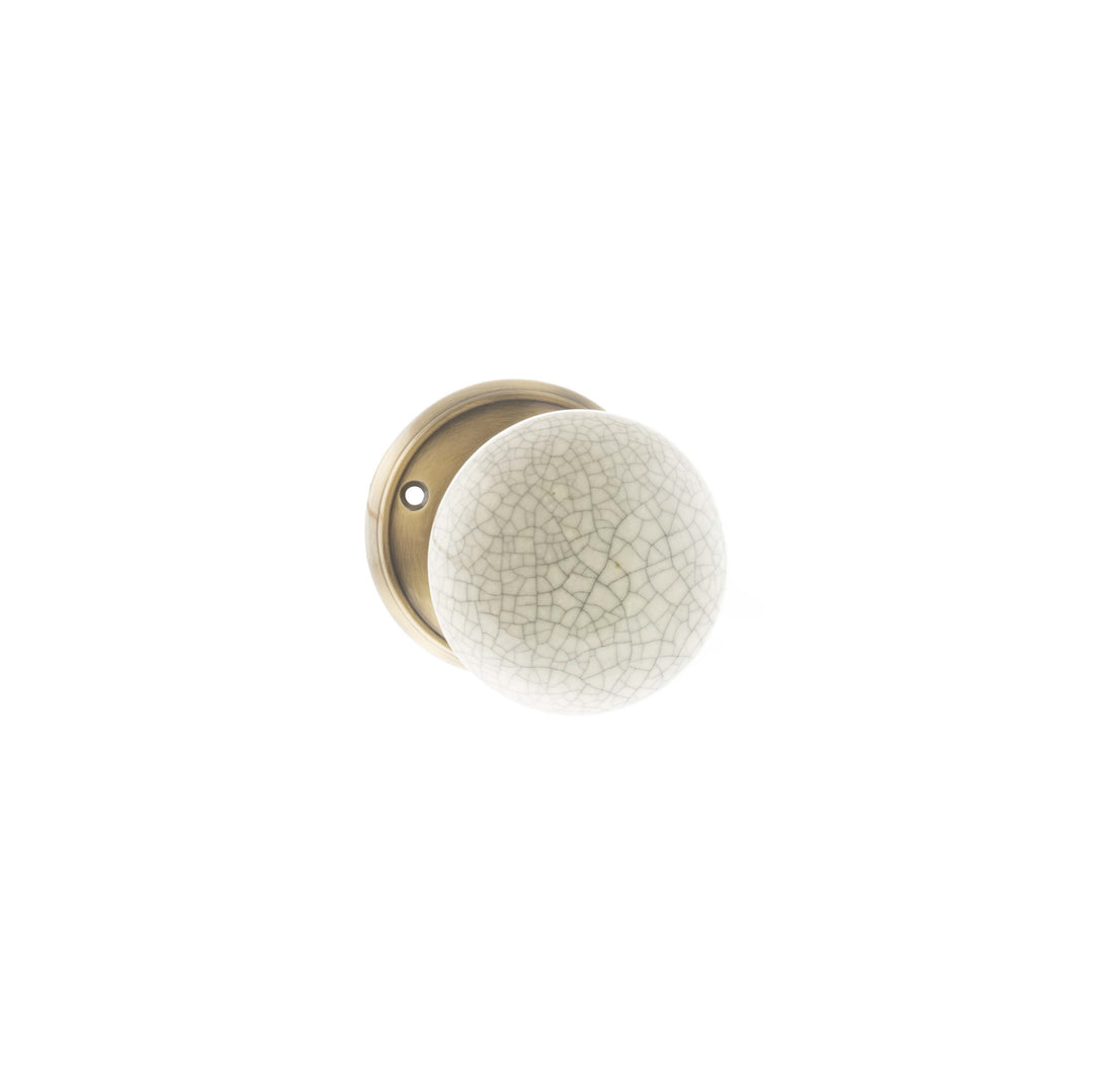Atlantic Old English Skipton Crackle Porcelain Door Knob