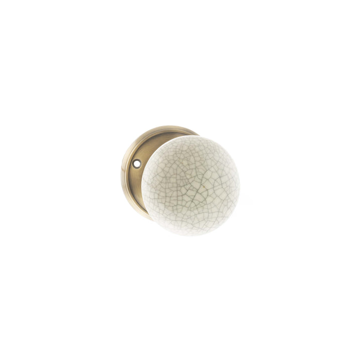 Atlantic Old English Skipton Crackle Porcelain Door Knob