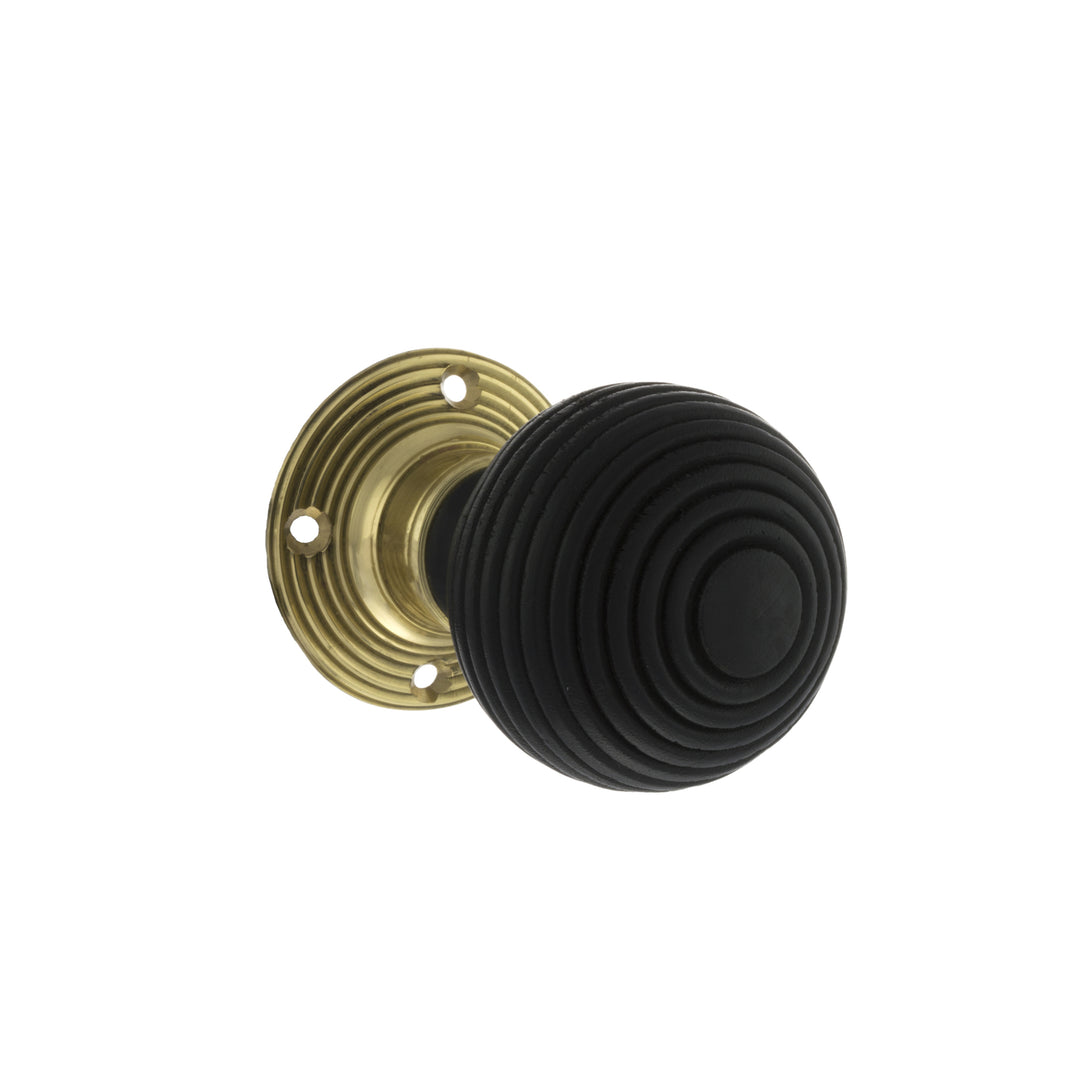 Atlantic Old English Whitby Ebony Reeded Mortice Knob