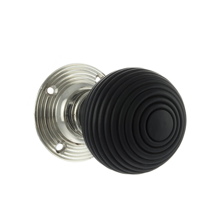 Atlantic Old English Whitby Ebony Reeded Mortice Knob