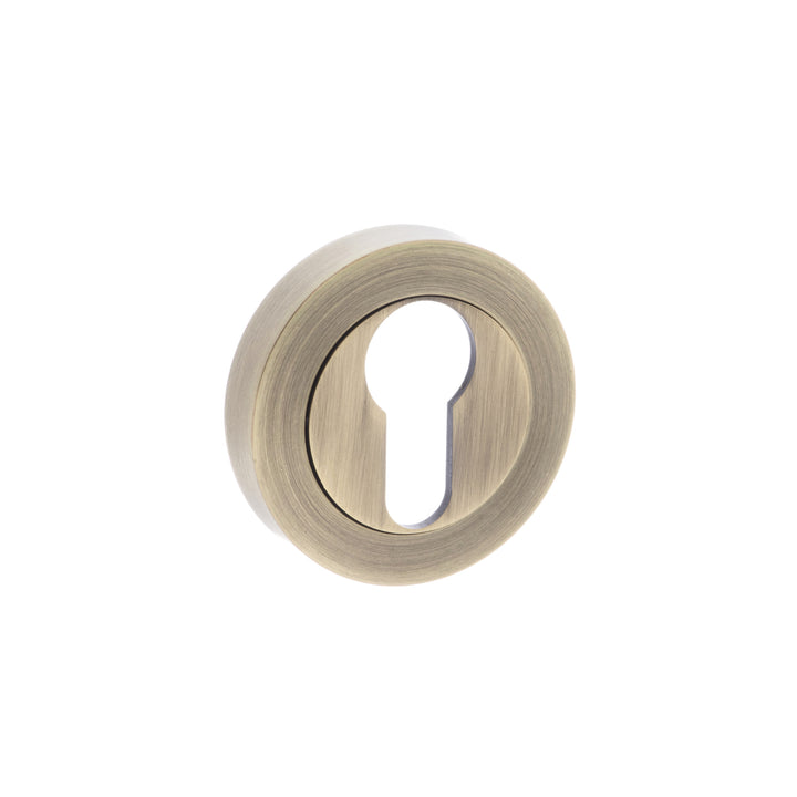Atlantic Old English Round Euro Profile Cylinder Escutcheon