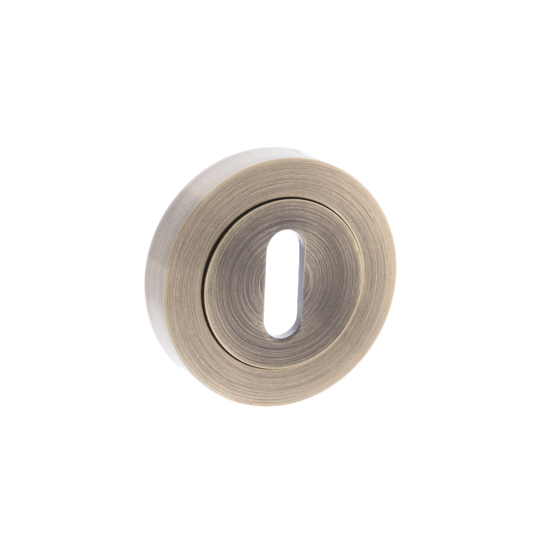 Atlantic Old Engish Round Lever Key Escutcheon