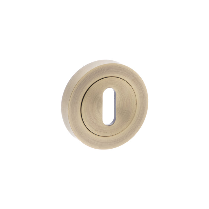 Atlantic Old Engish Round Lever Key Escutcheon