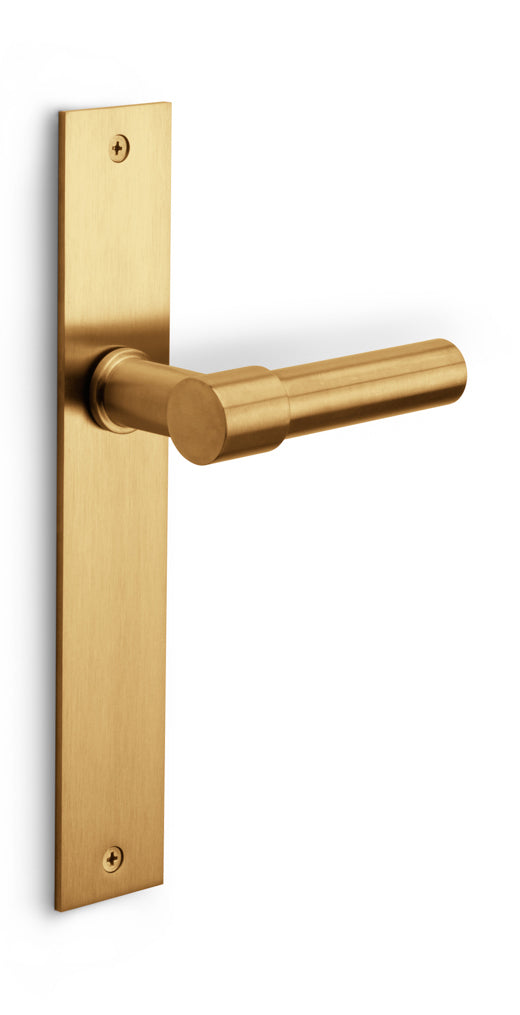 Formani Piet Boon One PBL20P236 lever handle on plate pvd satin gold - itfitz