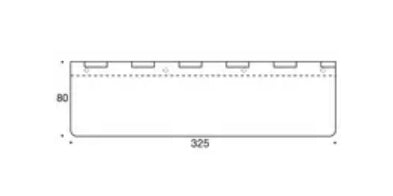 Randi stainless steel internal sprung letter flap