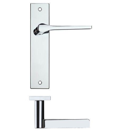 Zoo Hardware Rosso Maniglie Draco Lever on Backplate - itfitz