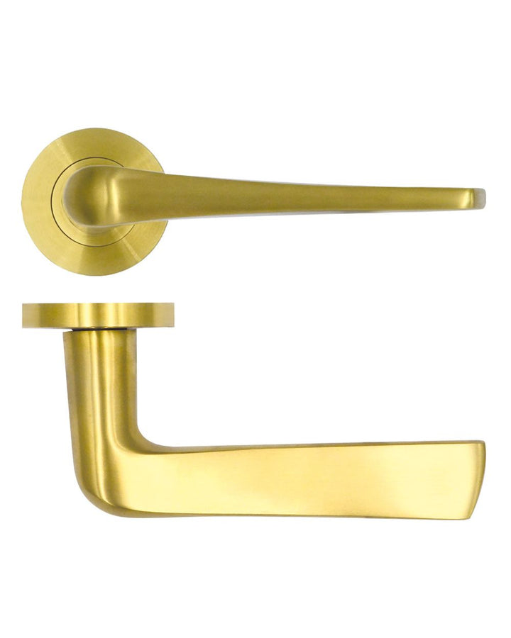 Zoo Hardware Rosso Tecnica RT020 Como Lever Handle Set