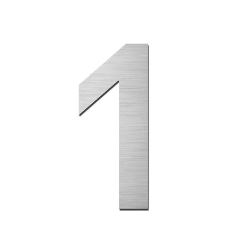 SERAFINI Satin Stainless Steel Numbers
