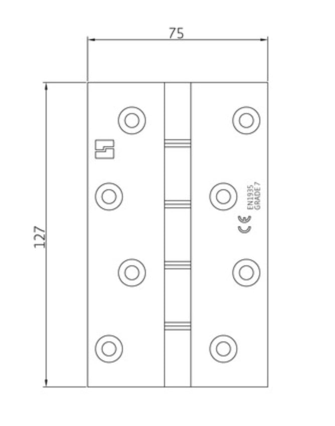 SIMONSWERK 1270 CE HINGE DRAWING
