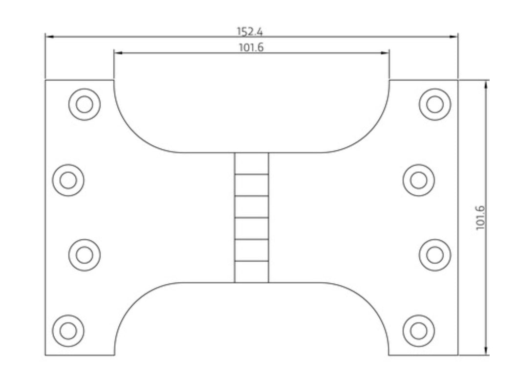 SIMONSWERK P0570 HINGE DRAWING