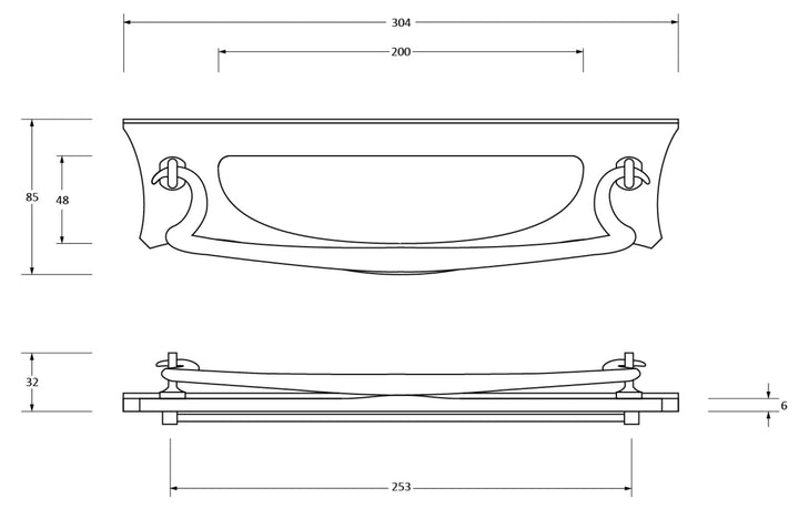 From the Anvil Art Deco Letter Plate