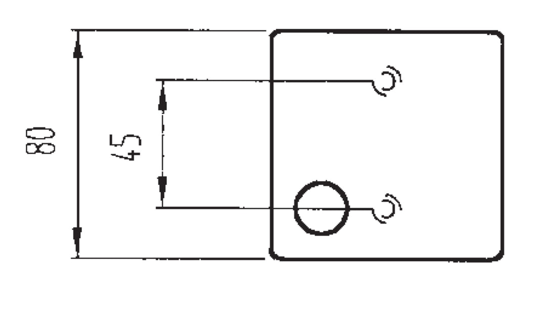 SERAFINI BP OF Grade 316 Stainless Steel Bell Push