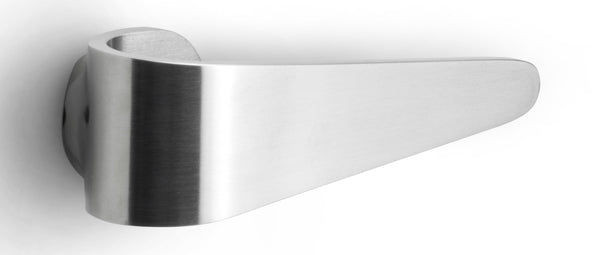 Fold TB100 satin stainless steel lever handle set