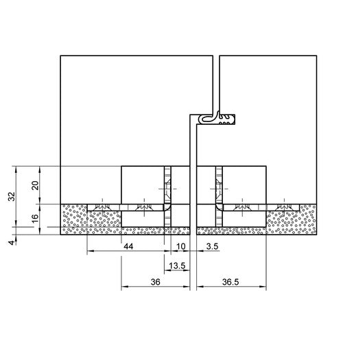 Simonswerk Tectus TE640 Cladding Bracket - 16mm